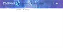 Tablet Screenshot of peuterdans.nl
